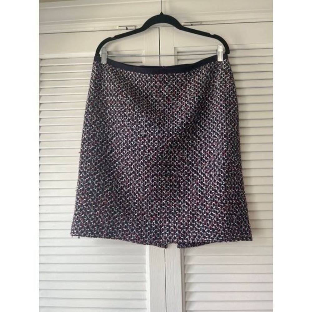 Talbots Straight Pencil‎ Skirt Boucle Textured Size 16